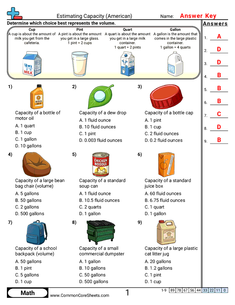 4md1 Worksheets - american-capacity-visual worksheet