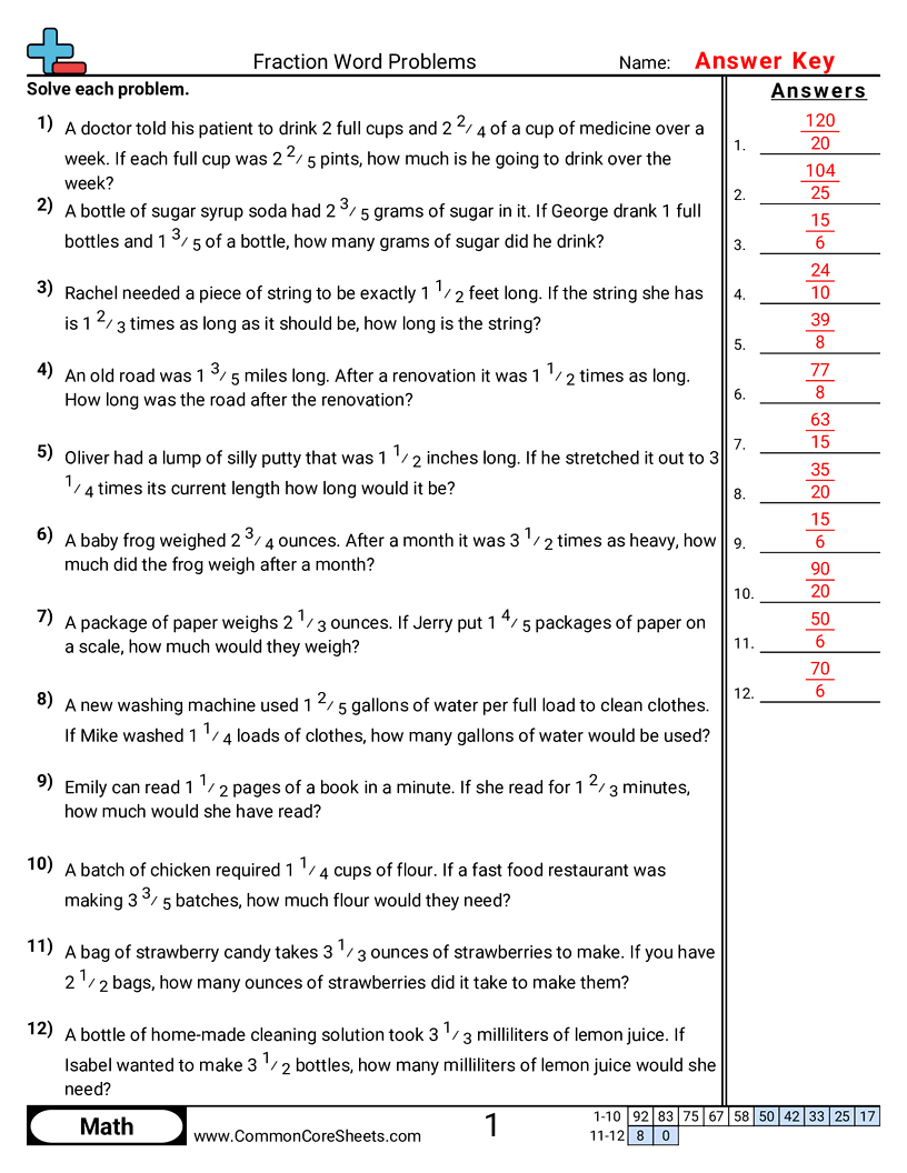 5nf6 Worksheets - multiplying-fractions worksheet
