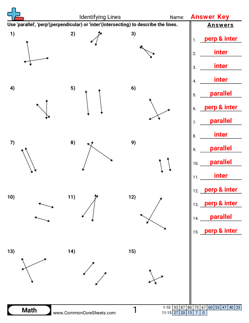 Lines Worksheets - perpendicular-parallel-intersecting worksheet