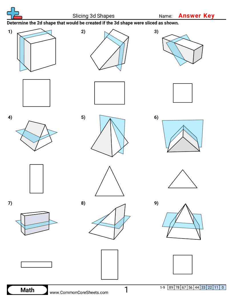 Shapes Worksheets - slicing-3d-shapes worksheet